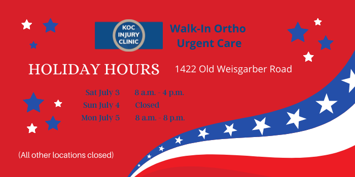 4th of July Weekend Hours