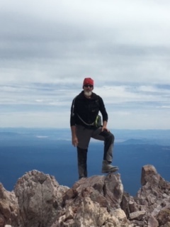 Man standing on mountain