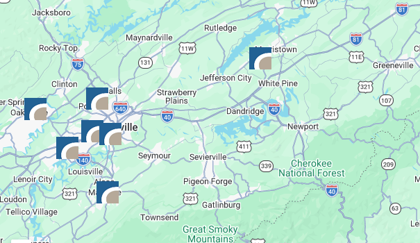 urgent care map