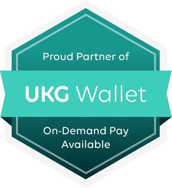 badge indicating on-demand pay available