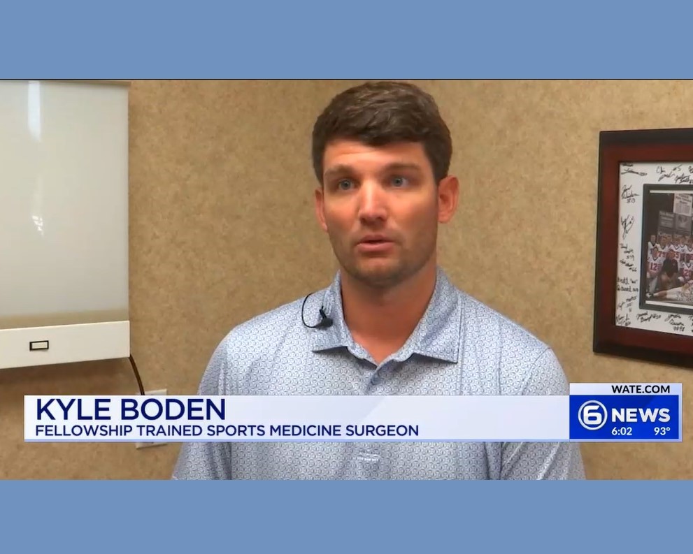 WATE Speaks with KOC’s Dr. Kyle Boden on Athlete Safety in Summer Heat