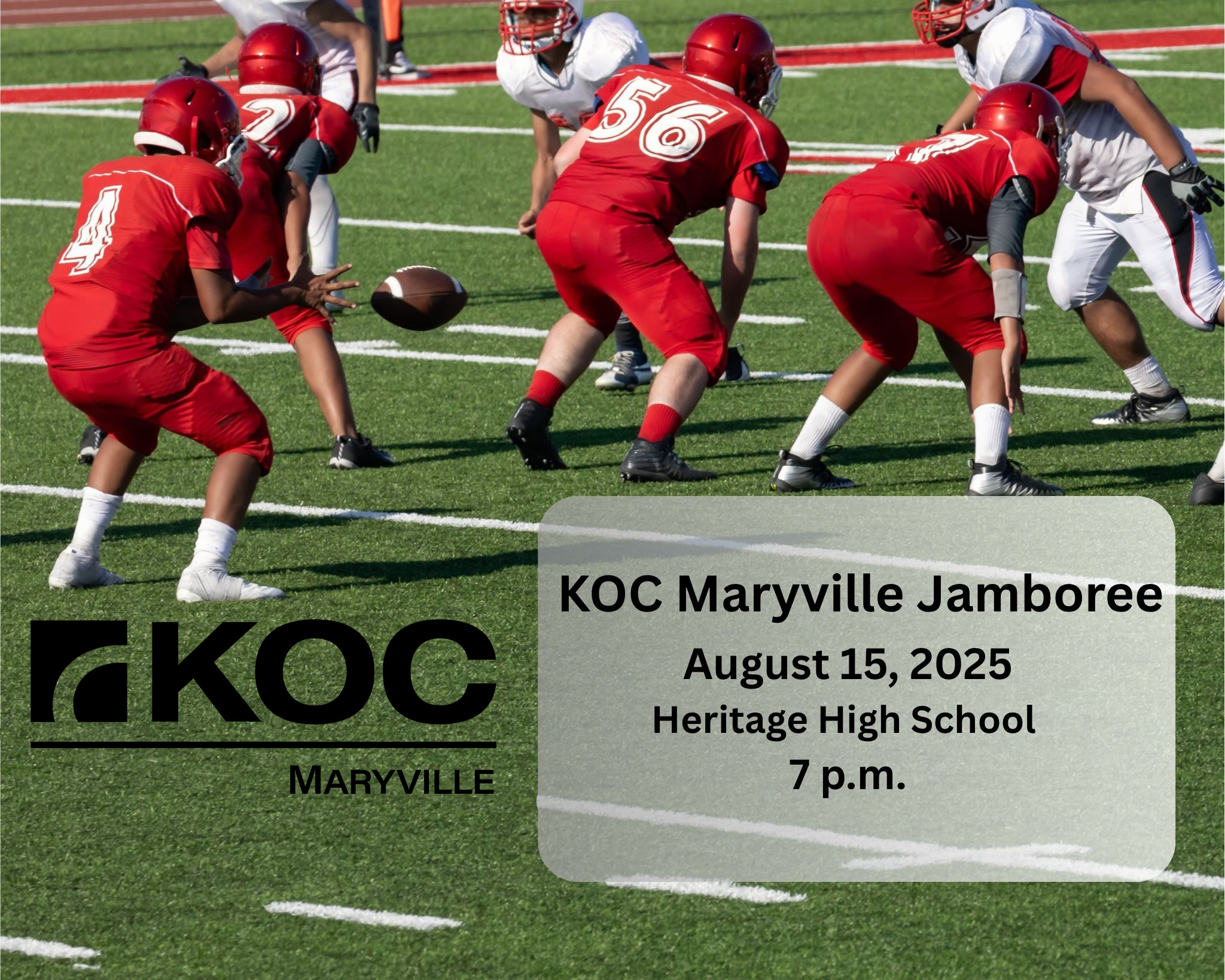 Featured image for “KOC Maryville Jamboree to Highlight High School Football August 15”